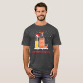 Kerstbroeken Funny Drink T-shirt (Voorkant volledig)