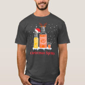 Kerstbroeken Funny Drink T-shirt (Voorkant)