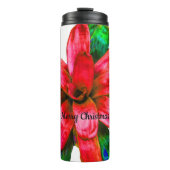 Kerstbromeliad Thermal Tumbler Thermosbeker (Voorkant)