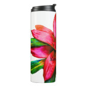 Kerstbromeliad Thermal Tumbler Thermosbeker (Gedraaid links)
