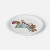 kerstbrood Angel Papieren Bordje (Gekanteld)