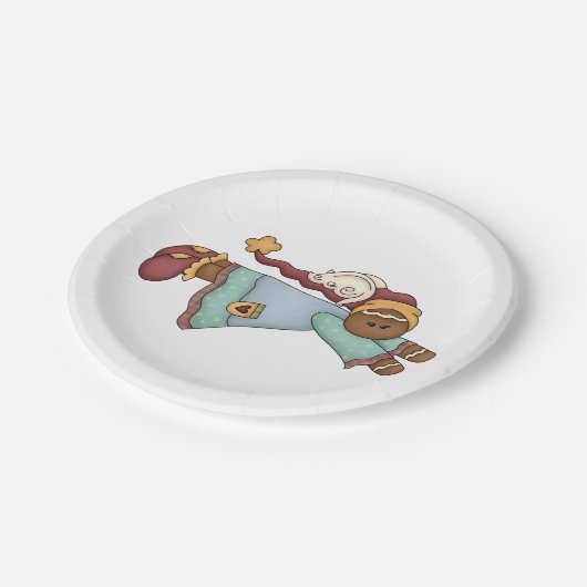 kerstbrood Angel Papieren Bordje (Gekanteld)