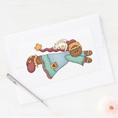 kerstbrood Angel Rechthoekige Sticker