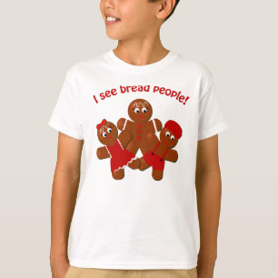 kerstbrood Brood Mensen Grappig T-shirt