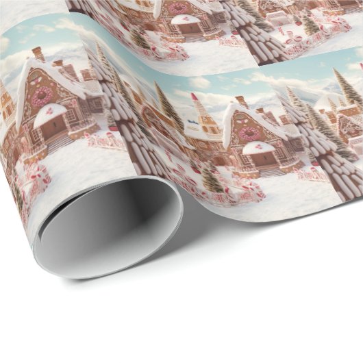 Kerstbrood Cadeaupapier (Rol Hoek)