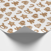 Kerstbrood cadeaupapier (Hoek)