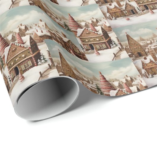 Kerstbrood Cadeaupapier (Rol Hoek)