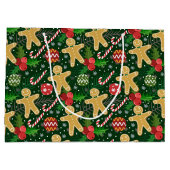 kerstbrood Cookies Cookies Gift Bag Groot Cadeauzakje (Achterkant)