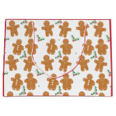 kerstbrood Cookies Cookies Gift Bag Groot Cadeauzakje (Voorkant)