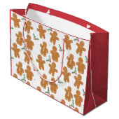 kerstbrood Cookies Cookies Gift Bag Groot Cadeauzakje (Achterkant Gekanteld)