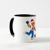 Kerstbrood Cornhole Kerstmis 2026 Vakantie Tailga Mok (Voorkant links)