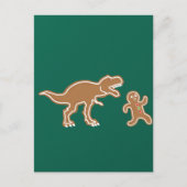 Kerstbrood Dinosaur Cookie Hunt Briefkaart (Voorkant)