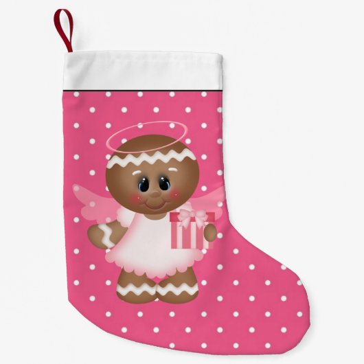 kerstbrood Engel cartoon Kleine Kerstsok (Voorkant)