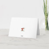 kerstbrood feestdagen kaart (Achterkant)