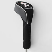 Kerstbrood Hardloop Team Kerst Humor Golfheadcover (Schuin)