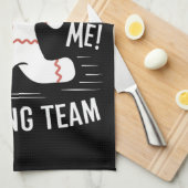 Kerstbrood Hardloop Team Kerst Humor Theedoek (Quarter Fold)