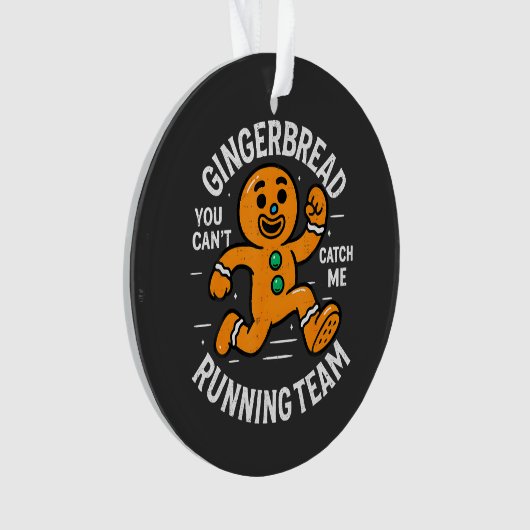 Kerstbrood Hardloop Team Ornament (voorkant)