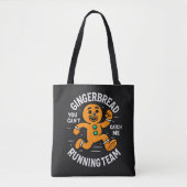 Kerstbrood Hardloopteam Tote Bag (Voorkant)
