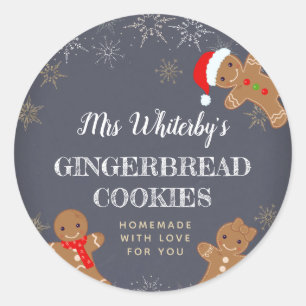 kerstbrood Homemade Cookie Stickers