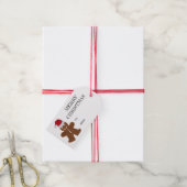 kerstbrood Man Cookies Holiday Baking Cadeaulabel (Met Touw)