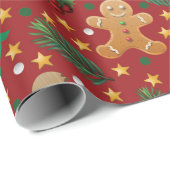 Kerstbrood met verpakkingspapier cadeaupapier (Rol Hoek)