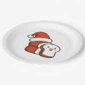 kerstbrood papieren bordje (Gekanteld)