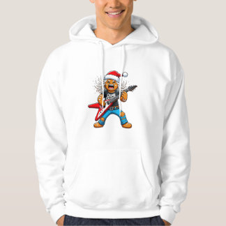 Kerstbrood Rots Gitaar Kerstmis 2026 Vakantie Hoodie
