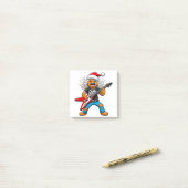 Kerstbrood Rots Gitaar Kerstmis 2026 Vakantie Post-it® Notes (Op bureau)