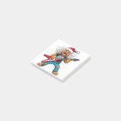 Kerstbrood Rots Gitaar Kerstmis 2026 Vakantie Post-it® Notes (Schuin)