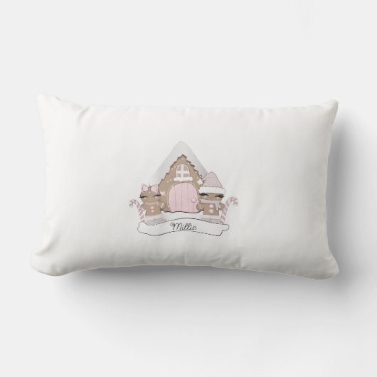 Kerstbrood Throw Cushion Kussen (Voorkant)