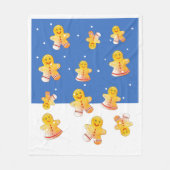 Kerstbrood Vliesdeken Fleece Deken (Voorkant)