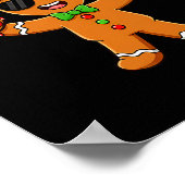 Kerstbrood Zes Zeven 67 Meme 6 7 Grappige Kerstmis Poster (Hoek)