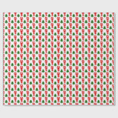 kerstbroodroosters cadeaupapier (Vlak)