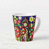 Kerstbrookasteel Latte Mok (Rechterhoek)