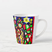 Kerstbrookasteel Latte Mok (Rechts)