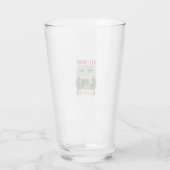 Kerstbrouw Bierglazen Dennentakken Hop Glas (Achterkant)