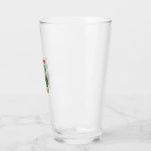 Kerstbrouw Bierglazen Dennentakken Hop Glas (Links)