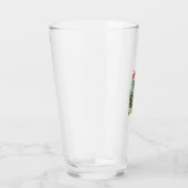 Kerstbrouw Bierglazen Dennentakken Hop Glas (Rechts)