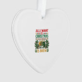 Kerstbrouwbierglazen Dennen Hoppen Ornament (voorkant)