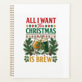 Kerstbrouwbierglazen Dennen Hoppen Planner (Voorkant)