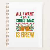 Kerstbrouwsel Vakantie Drank Ontwerp Planner (Voorkant)