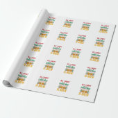 Kerstbrouwsel Vakantiedrankontwerp Cadeaupapier (Uitgerold)
