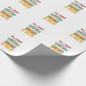 Kerstbrouwsel Vakantiedrankontwerp Cadeaupapier (Hoek)