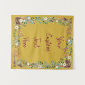 Kerstbruiloft Achtergrond, Fotofoto's ontvangen Wandkleed (Voorkant (horizontaal))