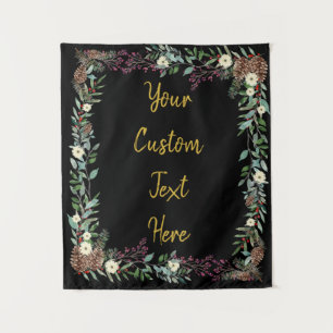 Kerstbruiloft Achtergrond, Fotofoto's ontvangen Wandkleed