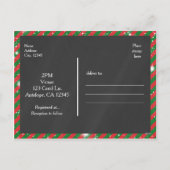 KERSTBRUILOFT Ansichtkaart Krijt Foto Kaart (Achterkant)