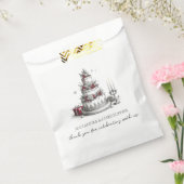 kerstbruiloft bedankzakje (Gezegeld)