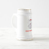 kerstbruiloft bierpul (Voorkant links)