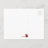 Kerstbruiloft Foto Save the Date Aankondigingskaart (Achterkant)