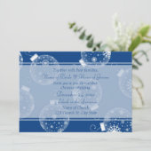 Kerstbruiloft Fotouitnodigingskaarten Kaart (Staand voorkant)